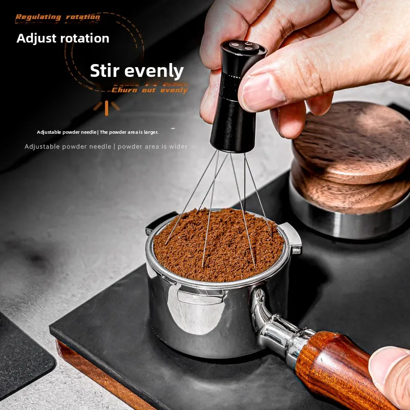 

Магнитный распределитель игл для кофе 0,4 мм, инструмент для эспрессо из нержавеющей стали для выравнивания кофейной гущи