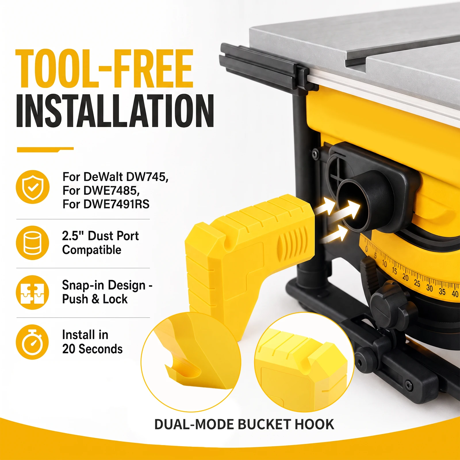Table Saw Dust Collection Adap - Woodworking Dust Collection review and price