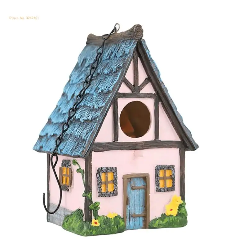 

Bird Nest Outdoor Nest Box for Bird Outdoor Crafts Nest Outdoor Hideouts Dropship