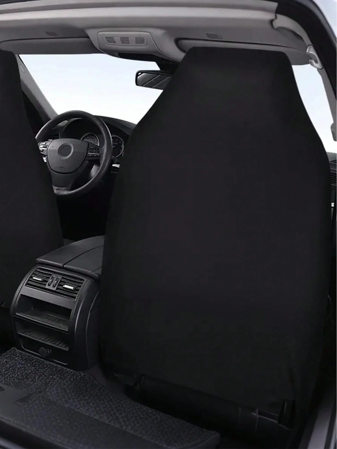 قطعة واحدة من غطاء مقعد السيارة المنقوش على شكل حصان جالوب - واقي مقعد فردي مطبوع بنسيج ثلاثي الأبعاد، مناسب عالمي لجانب السائق، قابل للتنفس #3