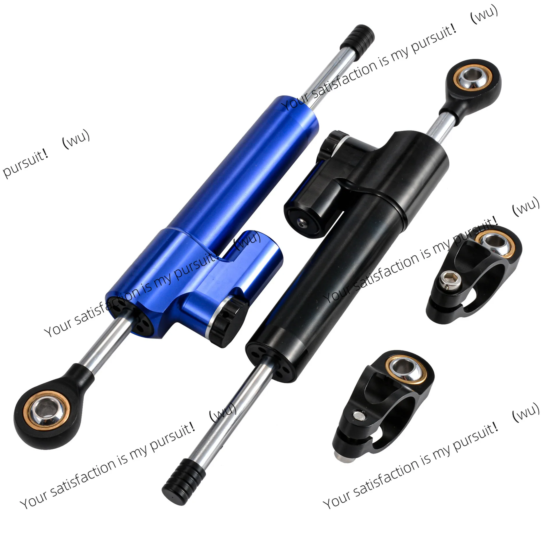 

Motorcycle general direction damper adjustable stable steering shock absorption buffer balance bar titanium ruler
