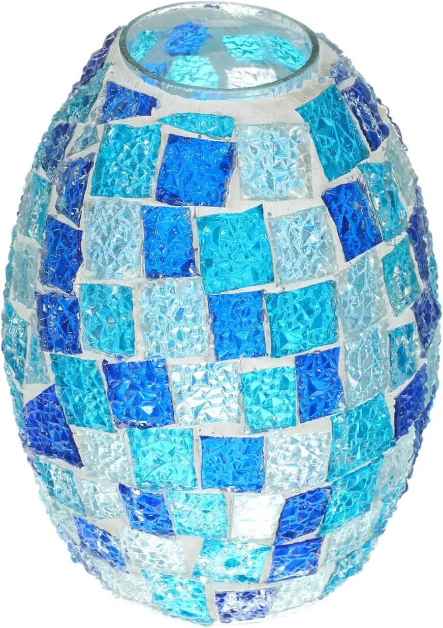 

Retro Glass Lampshade Colorful Mosaic Lamp Shade Replacement for Table and Wall Lamps Indoor Lighting Bedroom Living Roo