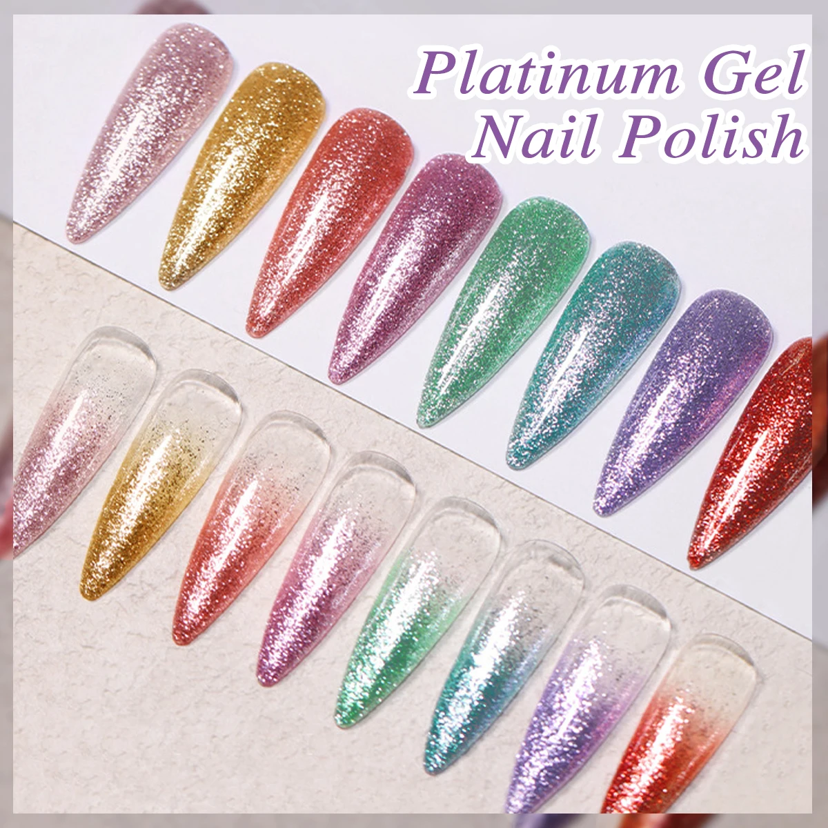 طلاء جل تريند لخريف وشتاء 2025 من Groillim، يتميز بتصميمات أظافر لامعة. يحتوي كل أنبوبًا على 7 مل من طلاء الجل وإعادة #6