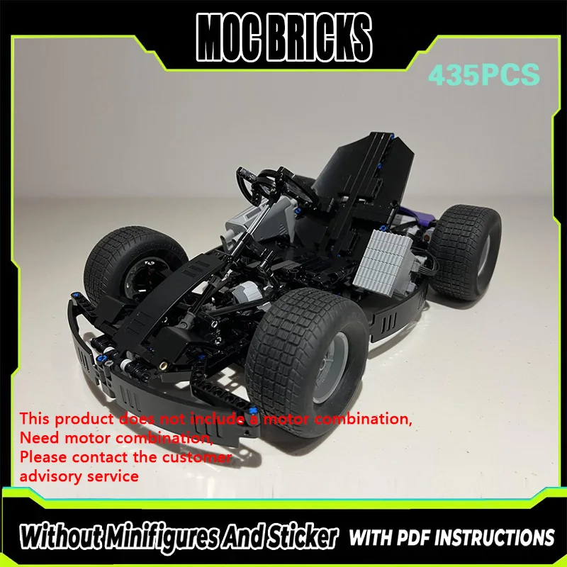 

Модель гоночного автомобиля MOC, конструктор из строительных блоков, маленький гоночный карт, модульная технология, подарки, праздничный набор для сборки, детские игрушки