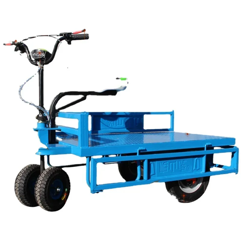 YY Electric Flat Truck Trolley Truck Inverted Donkey Battery Car Foldable and Hoisting