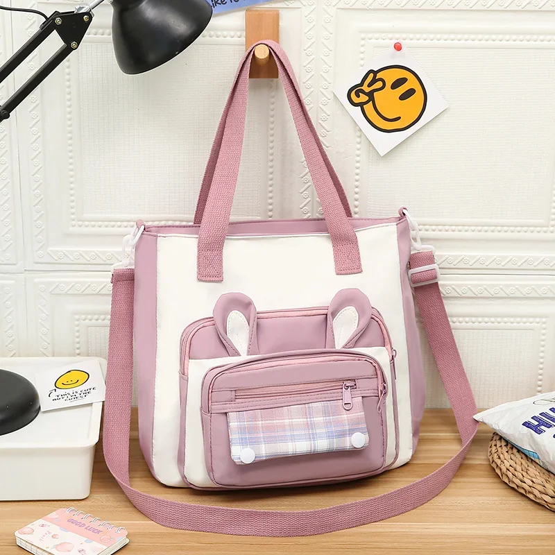 Tas sekolah wanita, tas kurir Sekolah wanita untuk wanita, bahu wanita, tas tangan desainer, tas wanita kapasitas besar, tas bahu kanvas kasual
