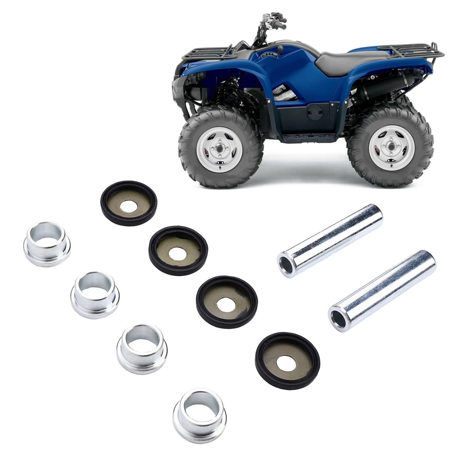 

Комплект задних втулок кулака, высокопрочная металлическая замена для KODIAK 450 700 4WD 450 660 700 RHINO YFM350 YFM400 YFM450 YFM550