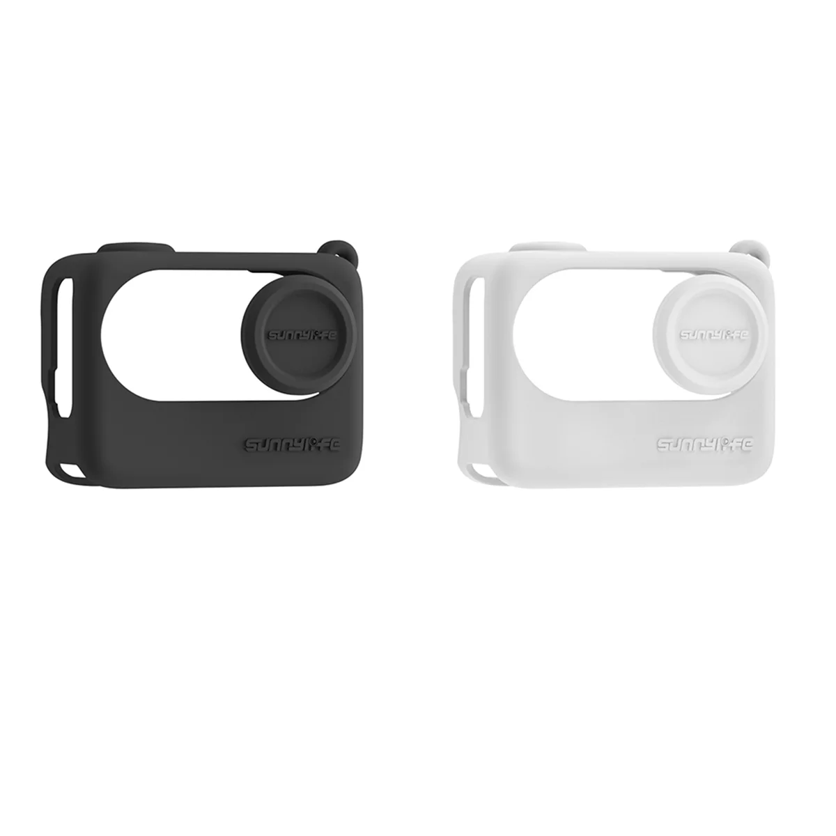 Camera Case for Shadowstone GO 3S Silicone Case Thumb Camera Lens Cover Protective Case with Lanyard Black