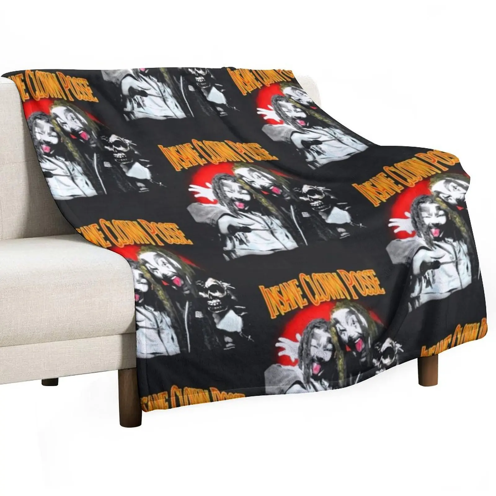 1997 INSANE CLOWN POsE Vintage The Great Milenko Throw Blanket Soft Big Soft Beach Blankets