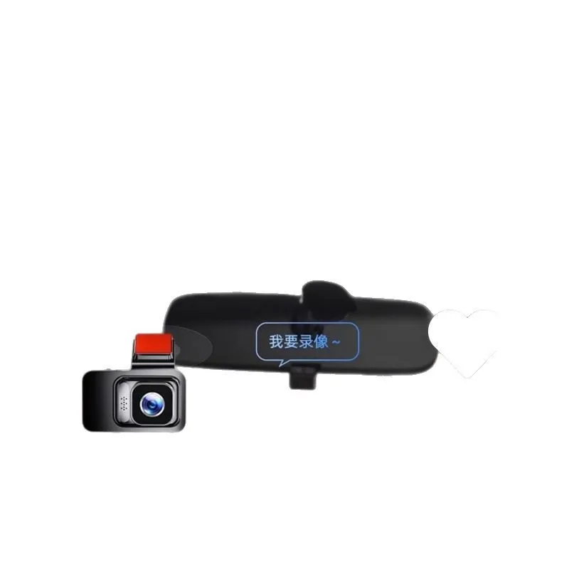 

Driving recorder, cable-free reversing video front and rear dual cameras