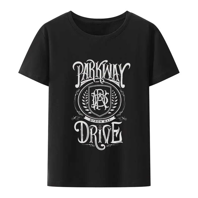 Men's Parkway Drive Loose Anime Shirt, Novit Fashion Things Unknown T Shirt, Streetwear Style