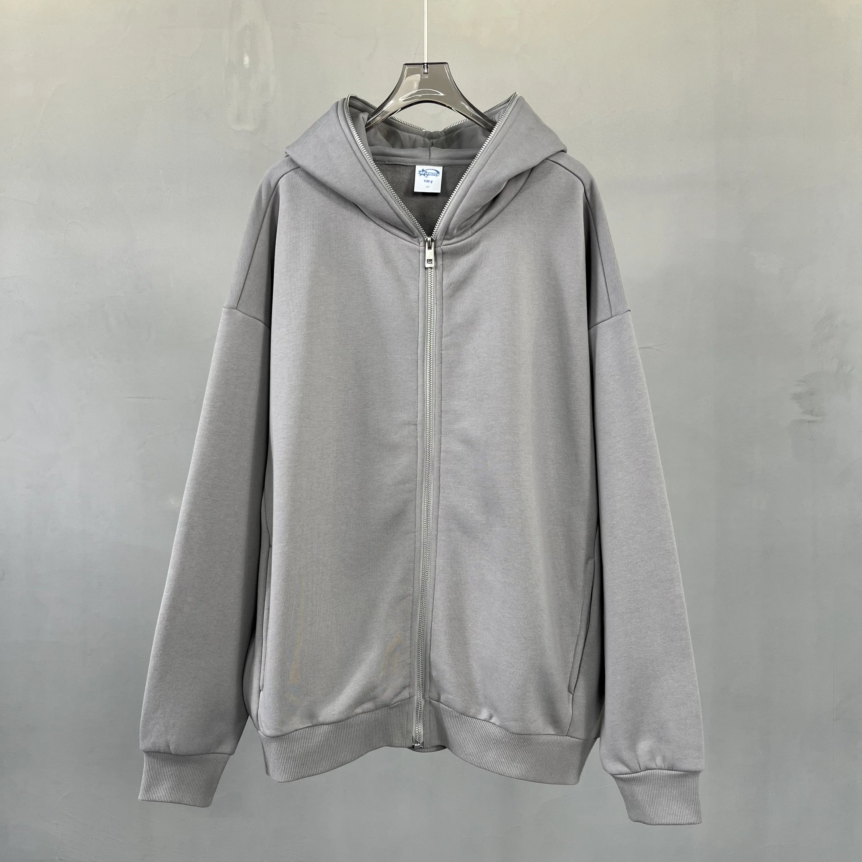 Fleece thickened zipper hoodie