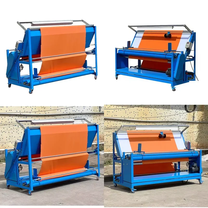 for Auto Textile Cloth Fabric Roll Inspection Measuring Cutting Machine