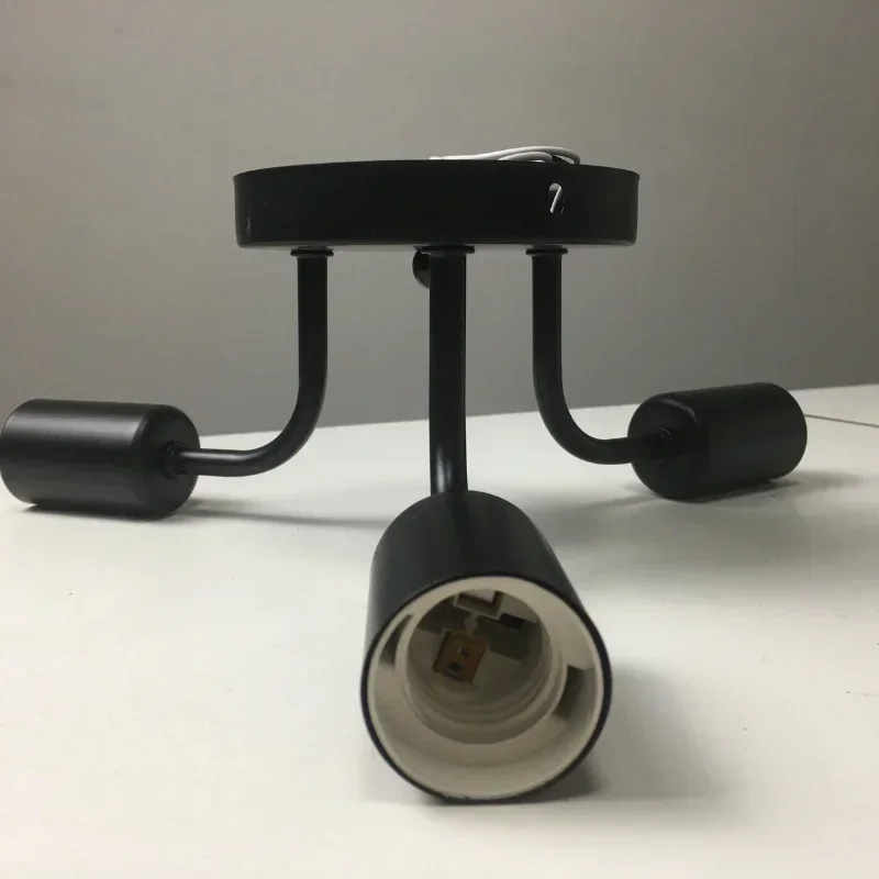 

Черный потолочный светильник в стиле ретро, креативный современный минималистичный светильник для спальни, 2022, новый красный ресторан Nordic Net