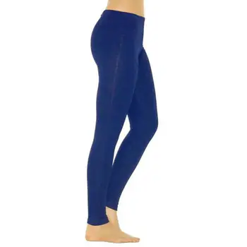Milk Silk Leggings Women Solid Color Stretchy High Waist Slim Tights Autumn Winter Leggings Pencil Pants Trousers - Image 5