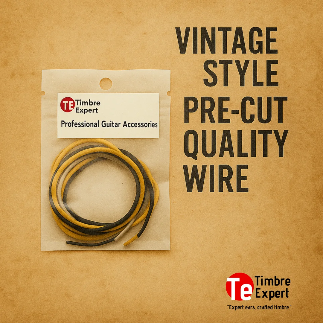 

Waxed Cloth-covered Push-back Guitar Wire Set Vintage Style 22 AWG for Electric Guitar Upgrade