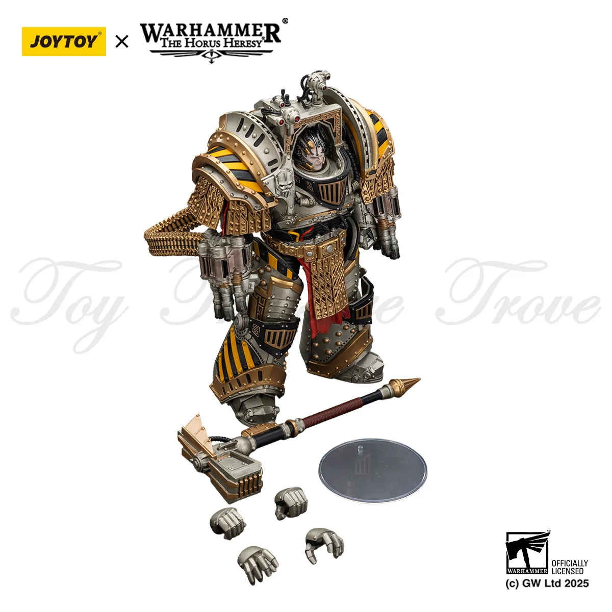 [الطلب المسبق] JOYTOY Warhammer 40K Iron Warriors Lord Perturabo IV Legion Primarch 1/18 مقياس جامع عرض الشكل