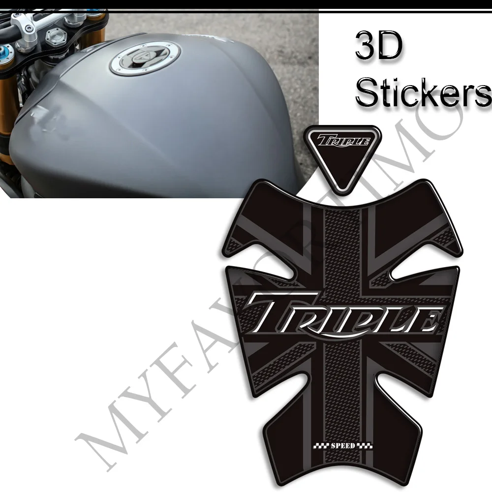 Motorcycle For Triumph Speed Triple 1050RS 1200 RR 1050 RS 1200RS Gas Fuel Oil Kit Knee Tank Protector Pad Grips