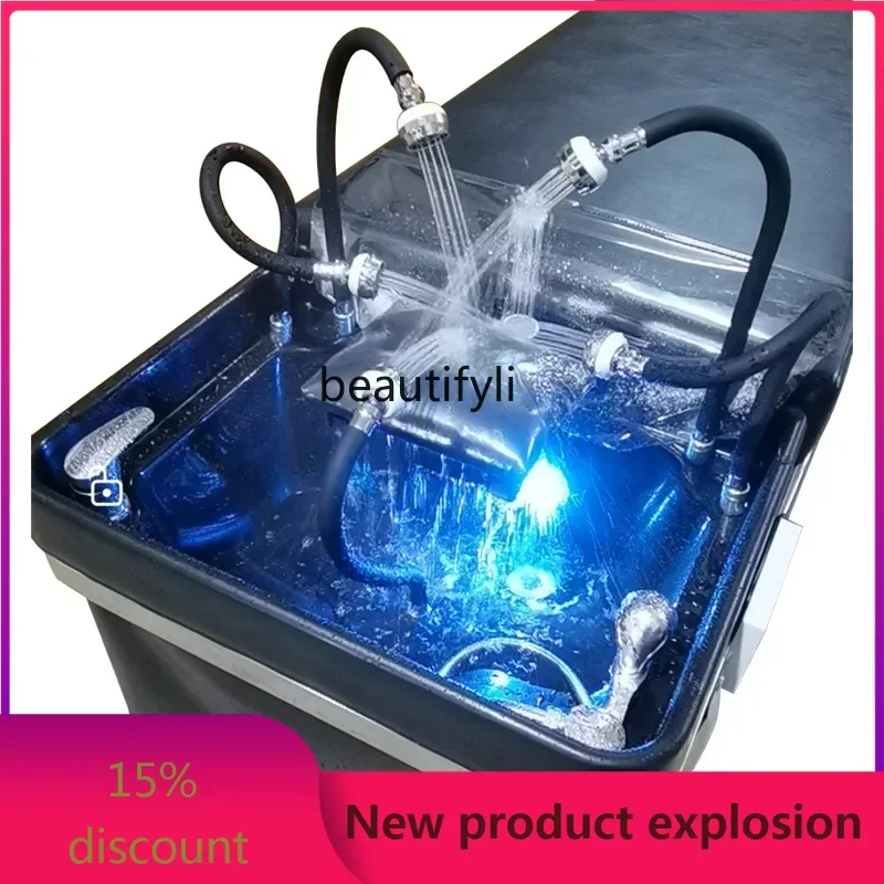 

zGWater Circulation Head Therapy Bed Hair Salon Beauty Salon Head Soup Thai Shampoo Chair Steaming Bed