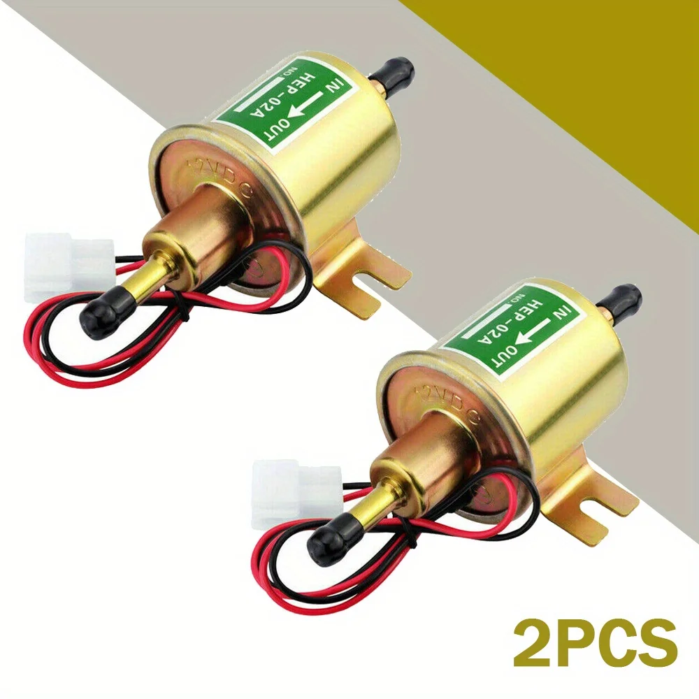

Universal Electric Fuel Pump Kit for All 12V Cars Trucks Boats Carburetor Lawn Mower