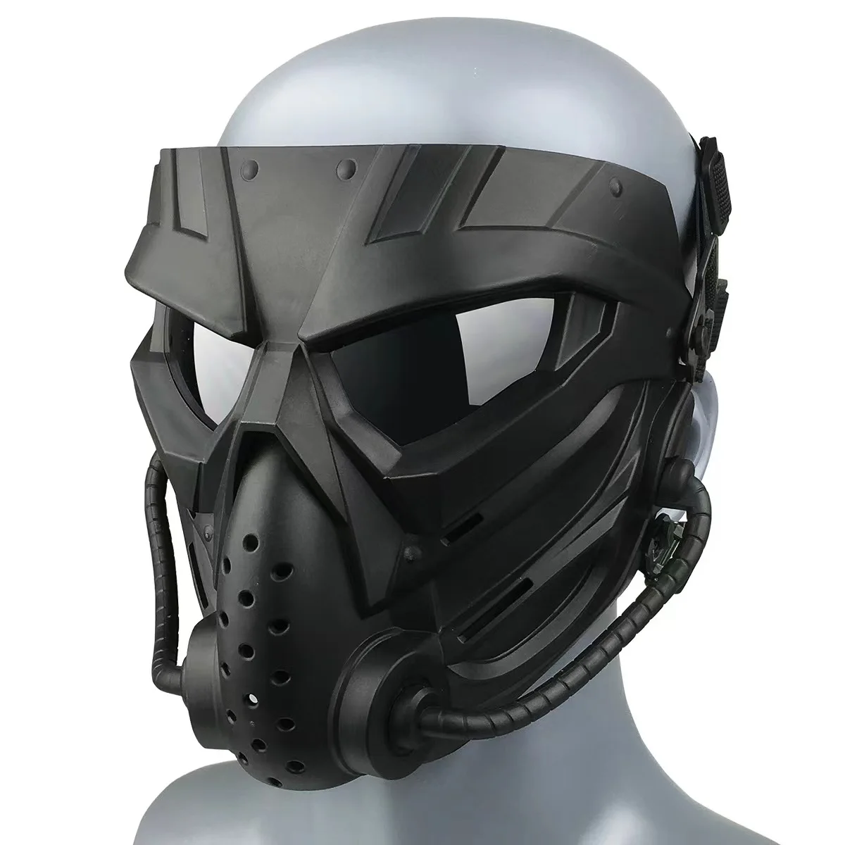 Airsoft Masks Defensive PC Lens Skull Outdoor Shooting Mouth Military Hunting Tactical Paintball Protection Face Halloween CS