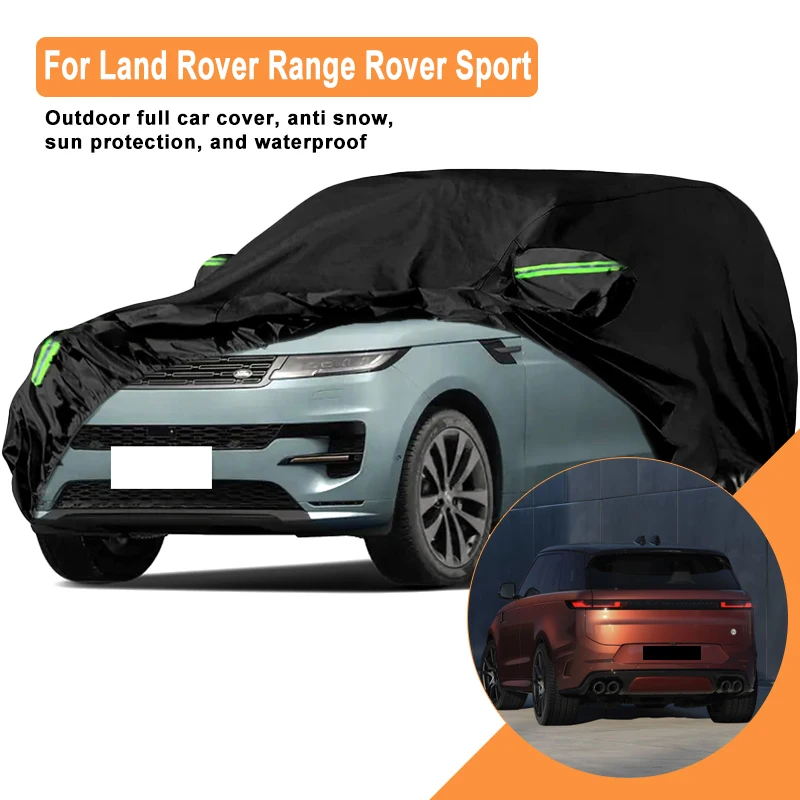 

Full Car Cover for Land Rover Range Rover Sport Outdoor Use - Waterproof Snowproof Sunshade, Winter & Summer Auto Protection