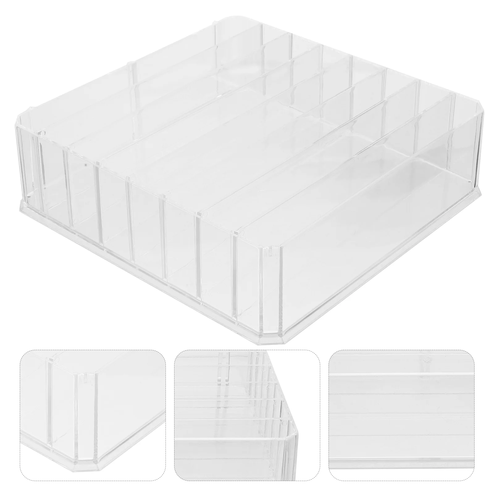 Storage Box Blusher Organizer Eyeshadow Palette Organizers Polystyrene ( ) Divided Palettes Holder Vanity Makeup