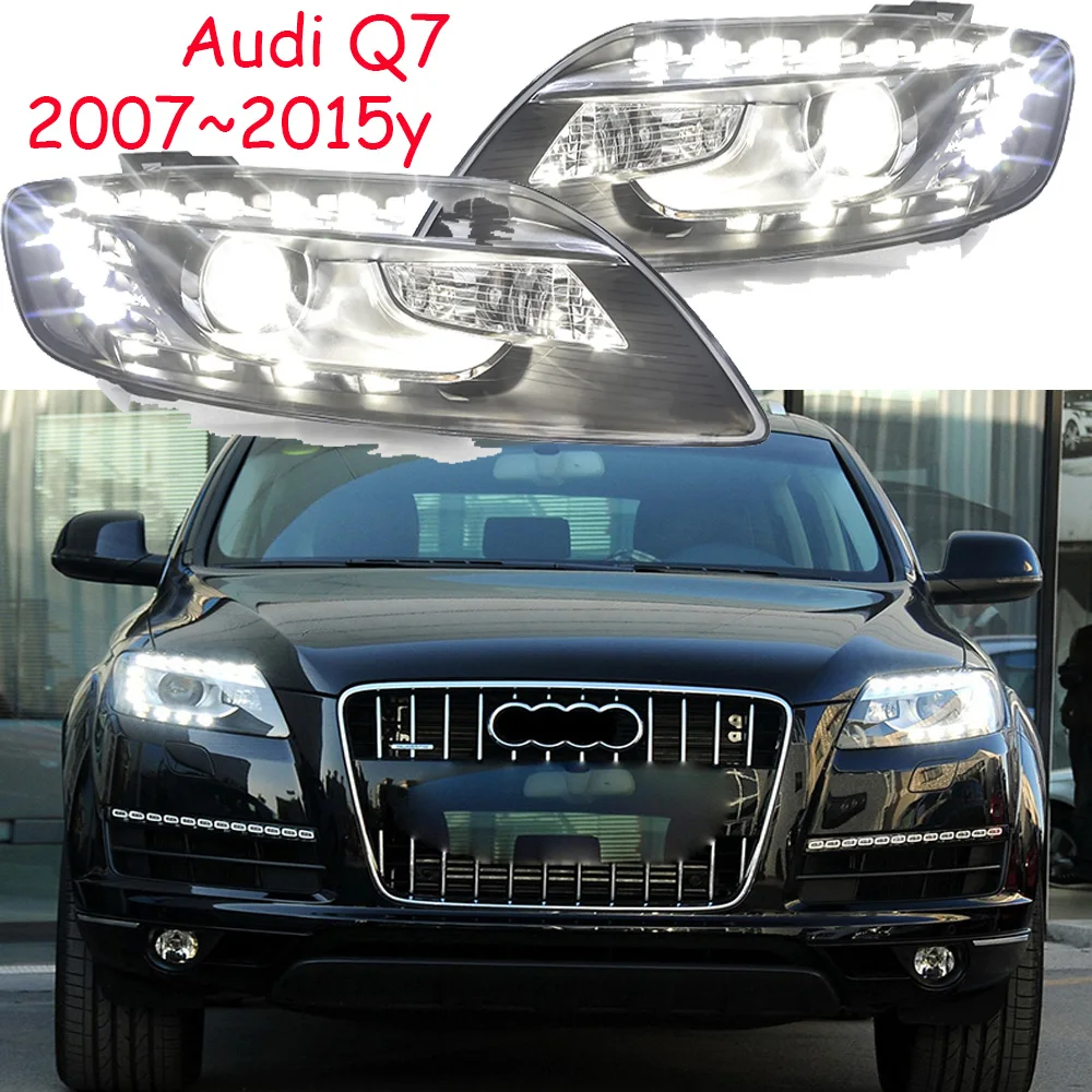 

Автомобильные фары bupmer Q7 2006 ~, фары для Audi Q7, автомобильные аксессуары, светодиодный ные фары для дневных ходовых огней audi Q7