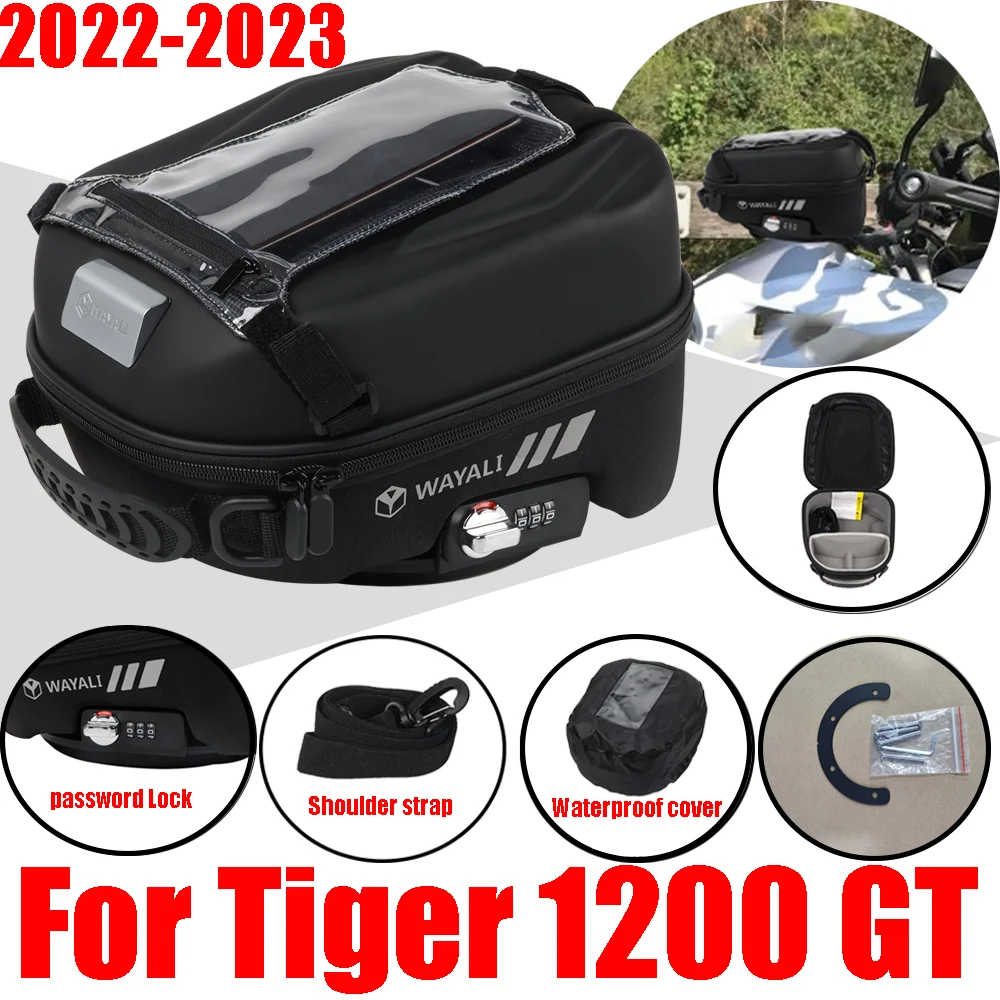 For Triumph Tiger 1200 GT 1200GT 2022 2023 Accessories Tank Bag Luggage Tanklock Storage Bags Backpack Phone Navigation Bag