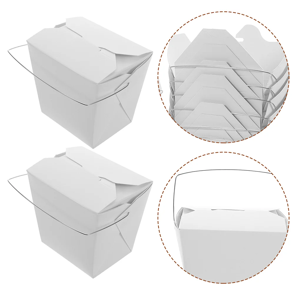 

50 Pcs Takeaway Food Box Chinese Containers Sandwiches Paper Boxes Grade Small Packaging Carton