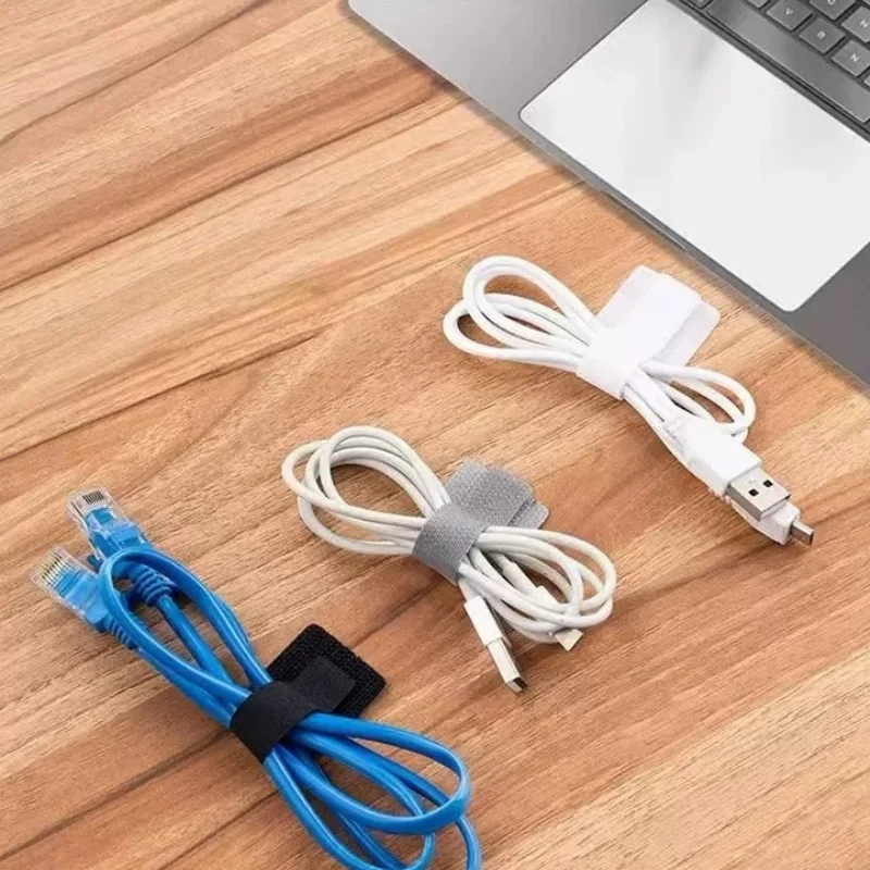 

Многоразовые кабельные стяжки, крепежный органайзер для проводов, держатель для шнура, самоклеящиеся регулируемые ремни-органайзер для шнура, управление столом