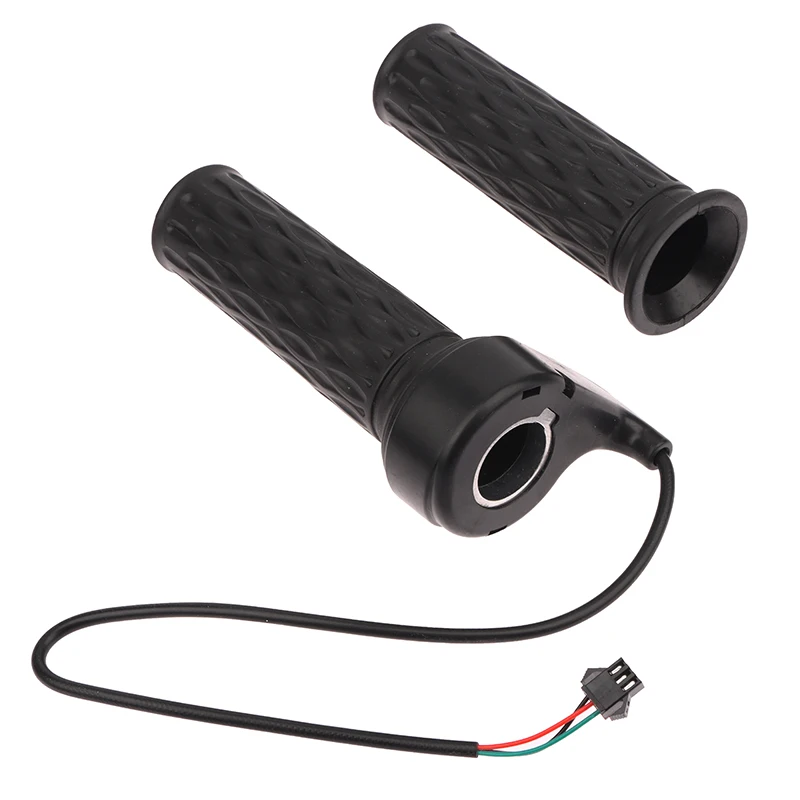 1Pair Electric Bike Throttle Grip Speed Control Accelerator Handle For E-Bike Scooter Handlebar