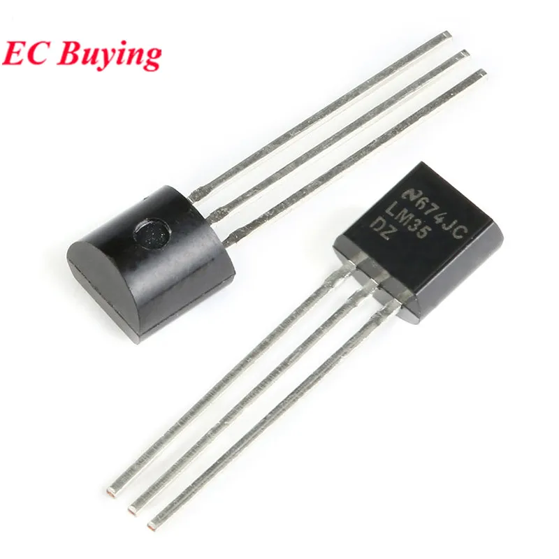 20Pcs/1pc LM35DZ/NOPB LM35DZ LM35 Centigrade TO-92 DS18B20 18B20 SMD Chip Precision Temperature Sensor CC6201TO