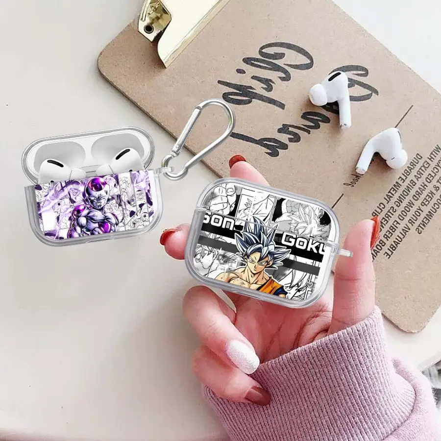 

Son Gokus And Frieza Clear Earphone Cases Cover Case For Airpods 1 2 3 Pro 4 Pro2 Pro3