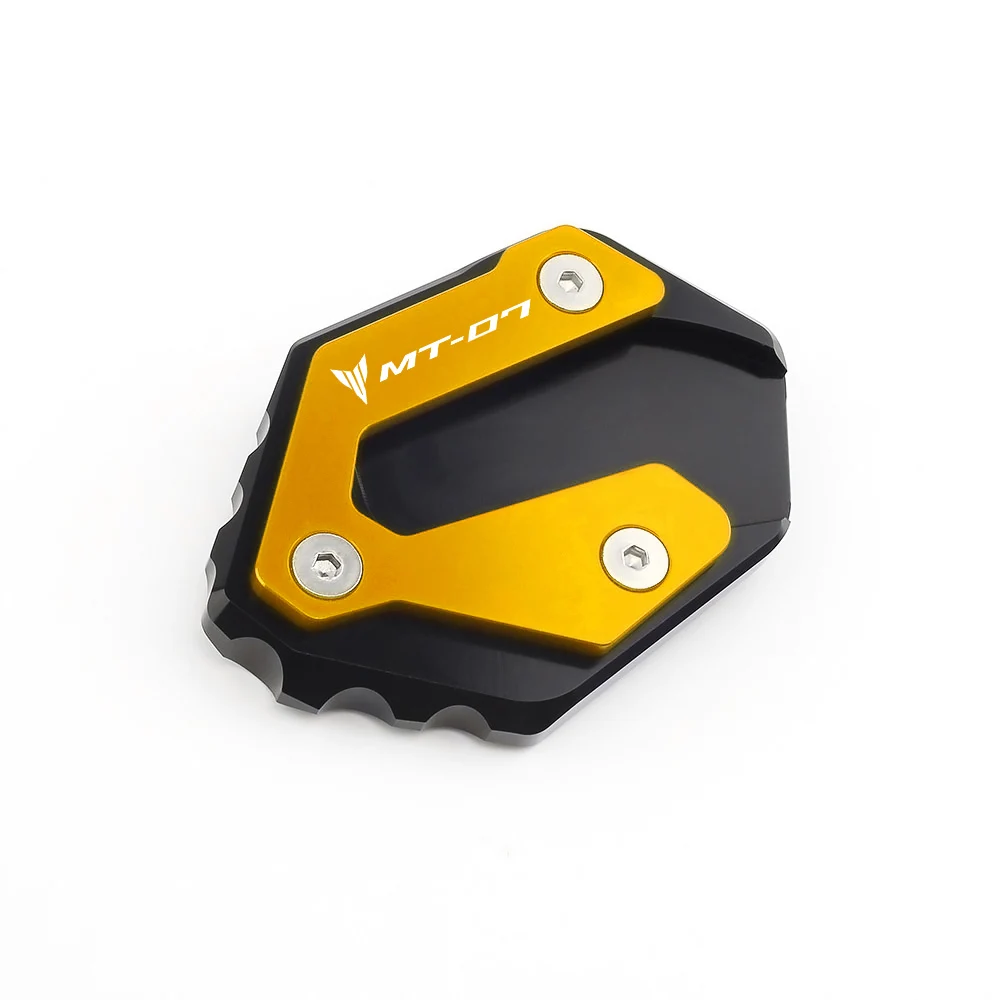 For Yamaha MT 07 Mt07 2014-2024 2025 2023 Aluminum Alloy Side Stand Enlarger Kickstand Tire Valve Cap Motorcycle Accessories