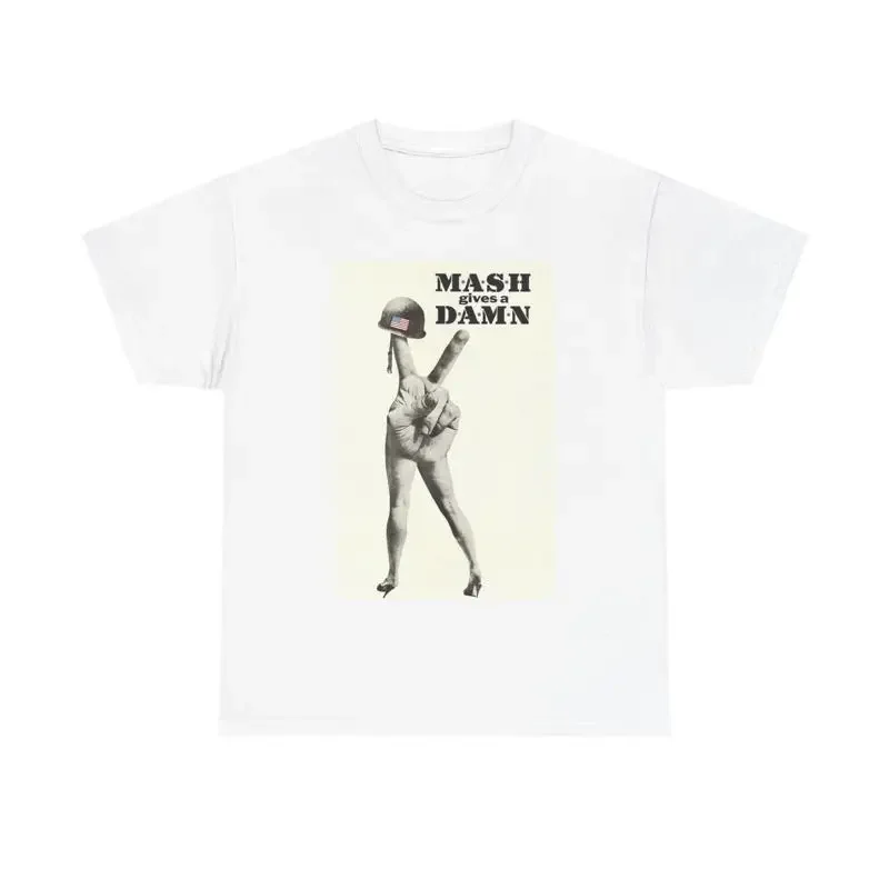 Mash Military T Shirt Vintage Tv Series Medical Retro Heavy Cotton