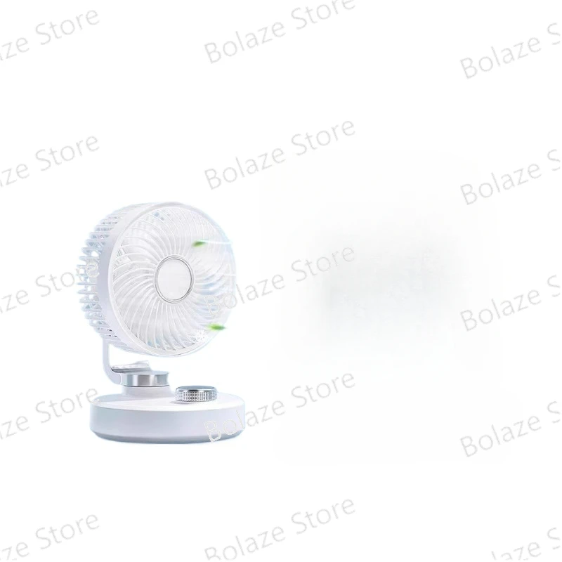 

Strong Wind Refrigeration Small Air Conditioning USB Electric Fan Fast Charging Desktop Air Circulation Fan Shaking Head