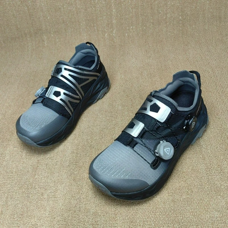 Luxury Brand Trail Running Shoes Mesh Breathable Running Shoes Anti-Slippery Walking Jogging Shoes Quick Lacing Gym Shoe Unisex