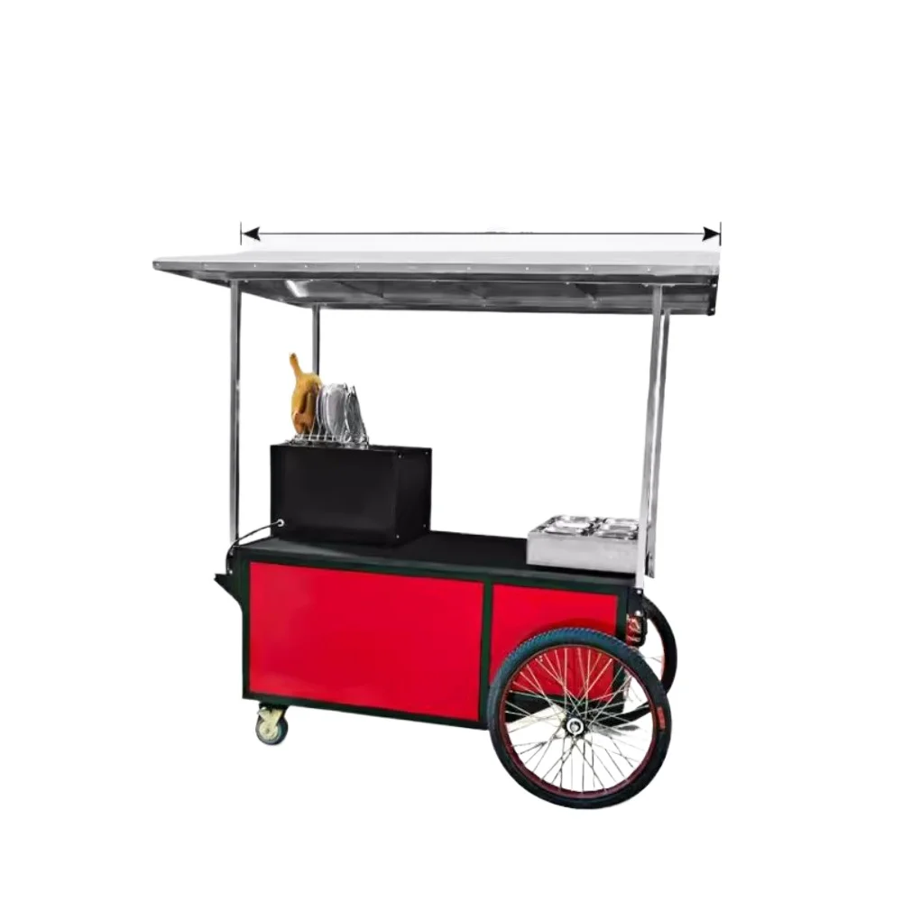 Mobile dining car oven, mobile car + refrigerator three-in-one on-site production of Italian pizza coffee dough fully automatic