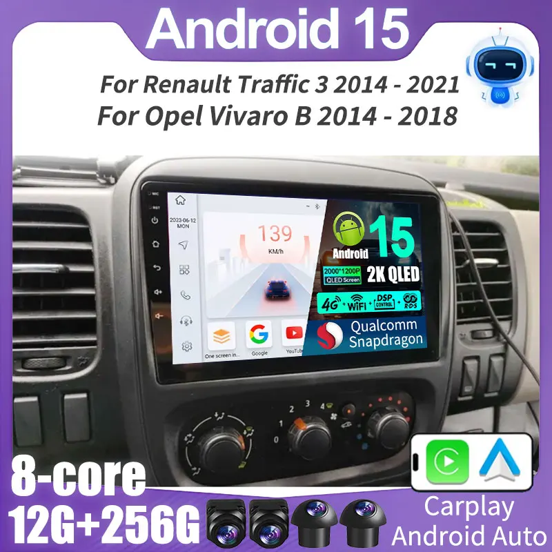 Android 15 Car Radi…