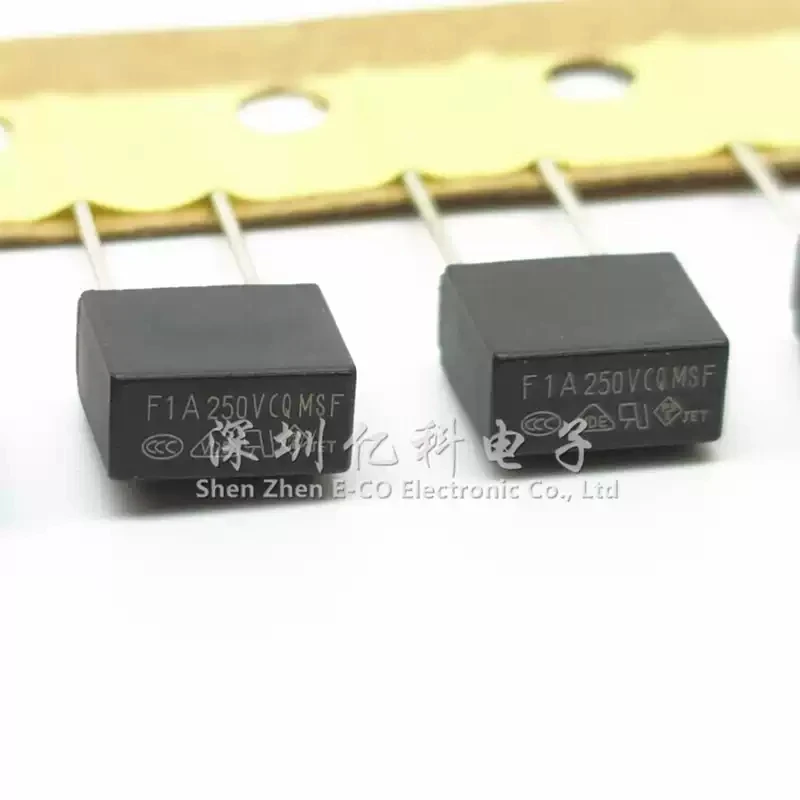 10pcs F250mA F500mA F1A 2A F3.15A F5A 250V Square Fuse Tube 4A MSF CQMSF