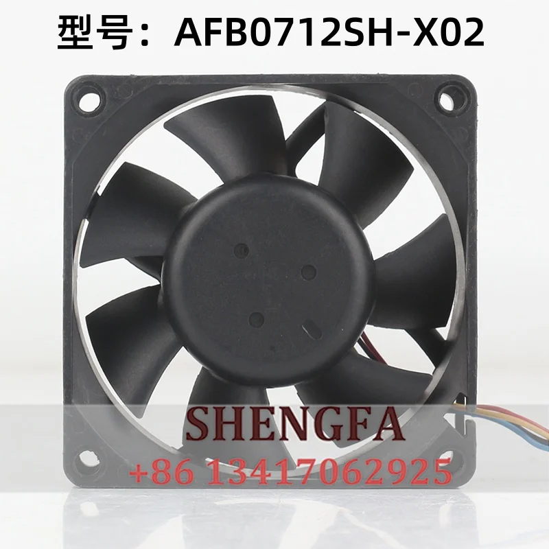 New Delta DC 12V 0.76A 7025 70X70X25MM 7CM 4-wire PWM chassis Double ball Brute Force inverter AFB0712SH Cooling fan