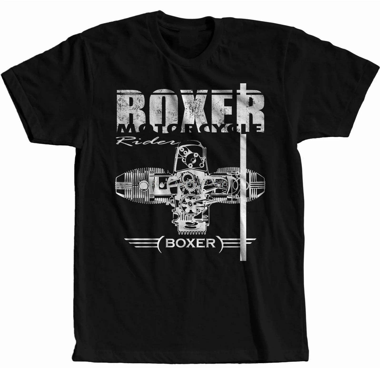 Boxer moto motore Motorrad Racing t-Shirt moda manica corta Casual Tee Shirt uomo cotone Tshirt Streetwear Harajuku