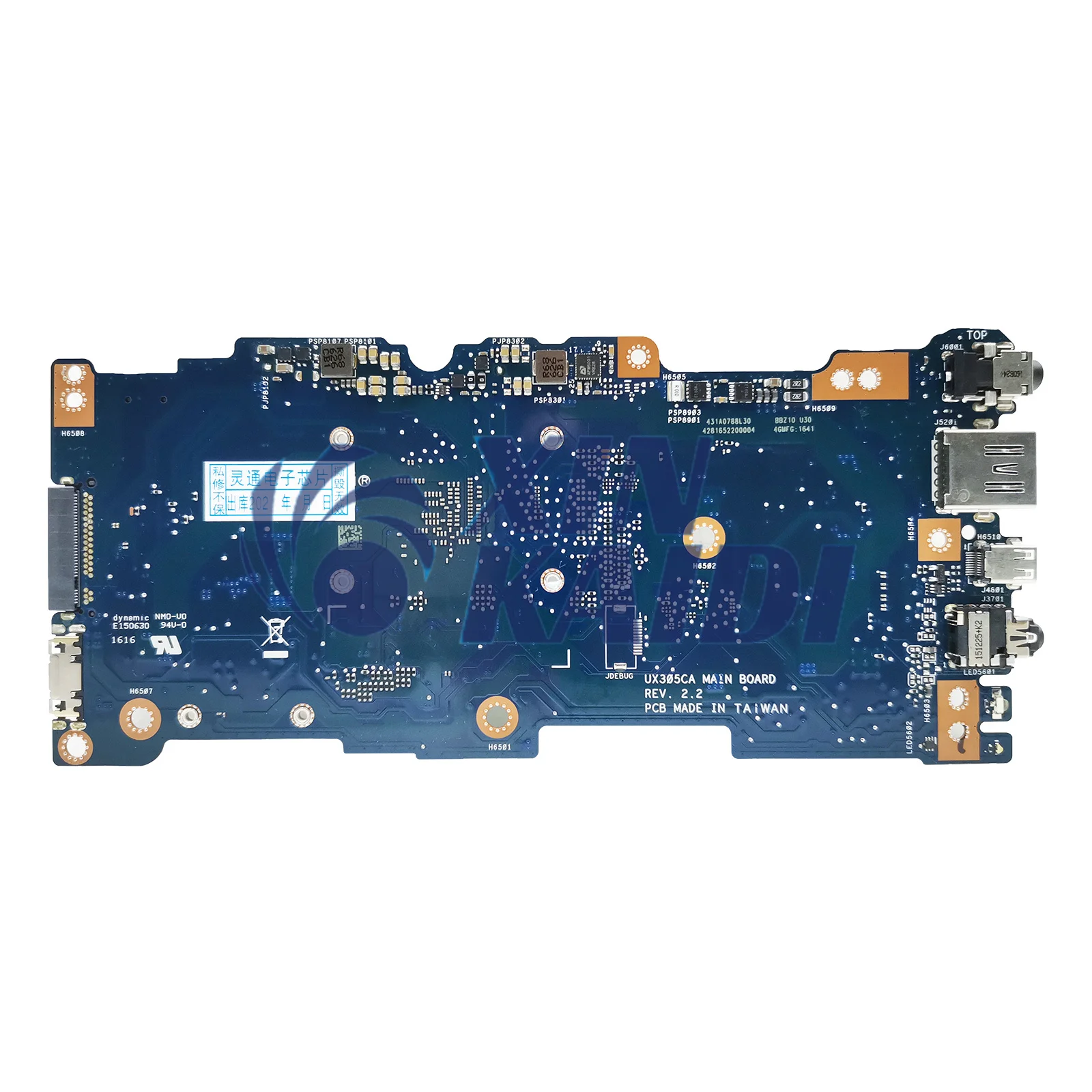 Computer Mainboard REV 2.0 for ASUS Zenbook UX305CA UX305 UX305C Laptop Motherboard With M3-6Y30 M5-6Y54 M7-6Y75 CPU 4G 8G-RAM