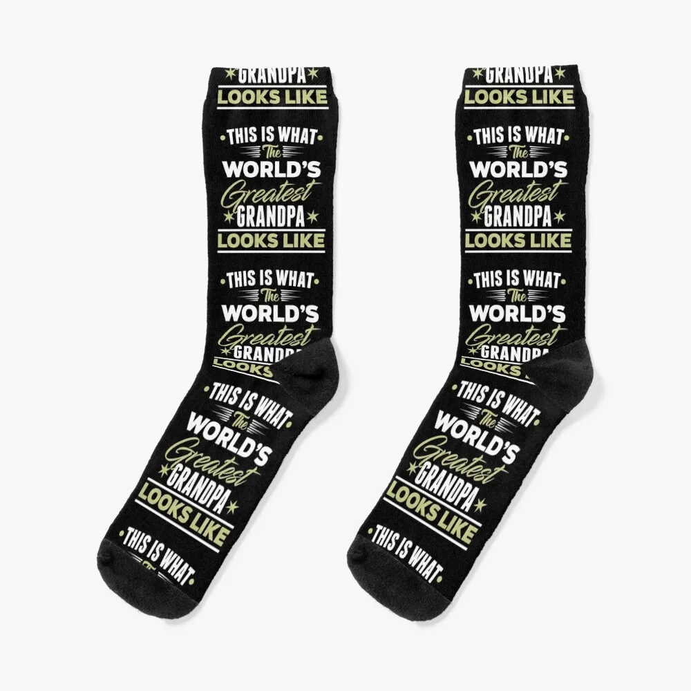 Grandpa Love Socks compression cartoon Socks Woman Men's