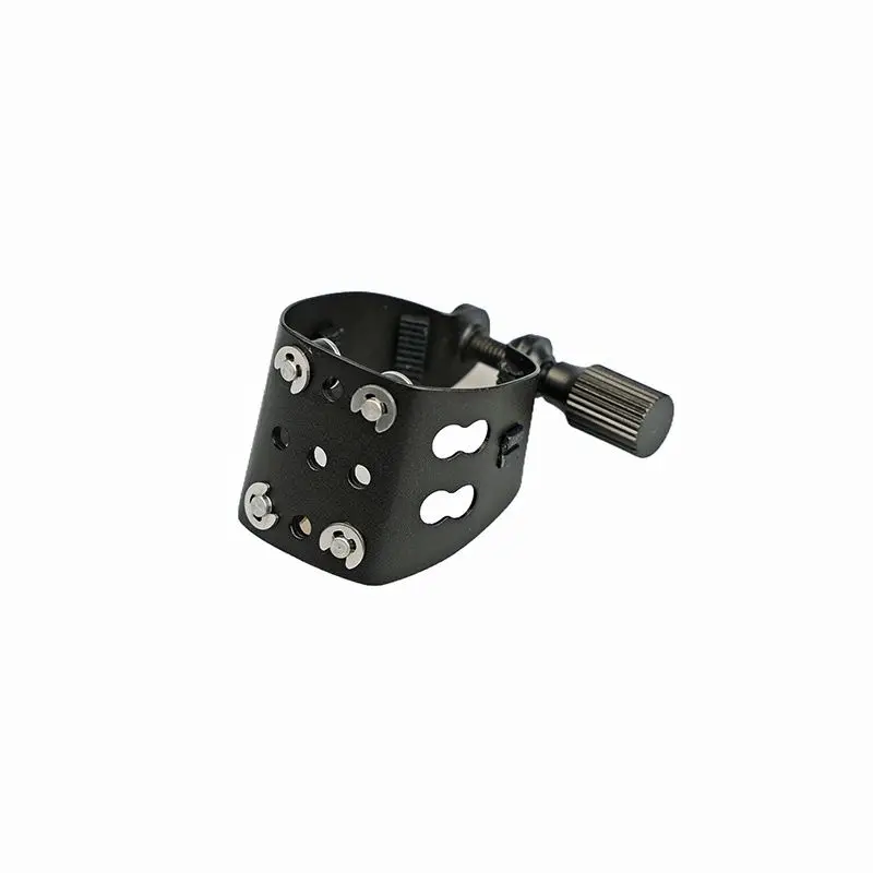 Boland Black Gold Steel alto Saxophone Mouthpiece Clip Four Elastic Body Design Increases Reed Vibration