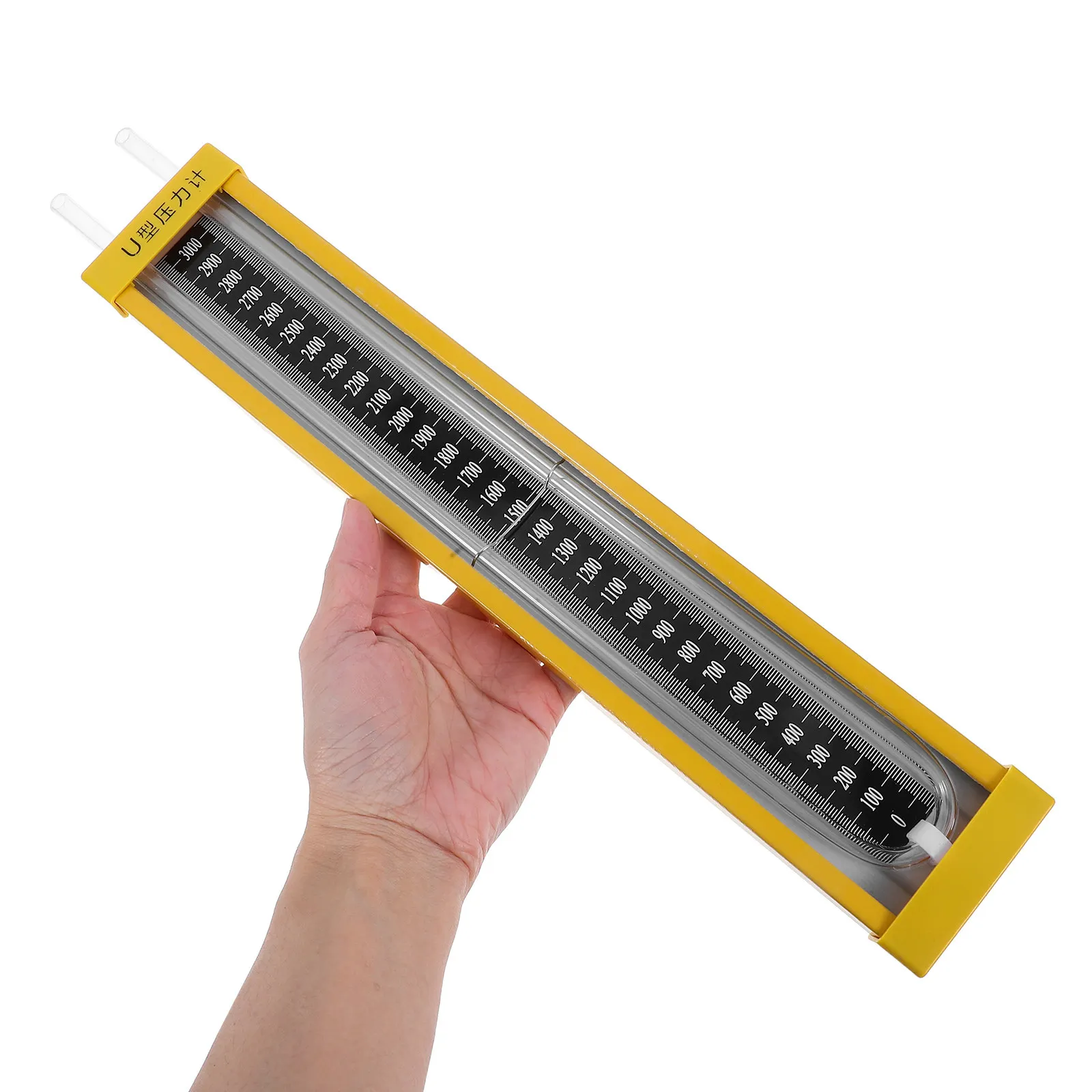 Manometer U Gauge Pressure Indicator Tube Vacuum Accuracy Shaped Yellow U-Shaped