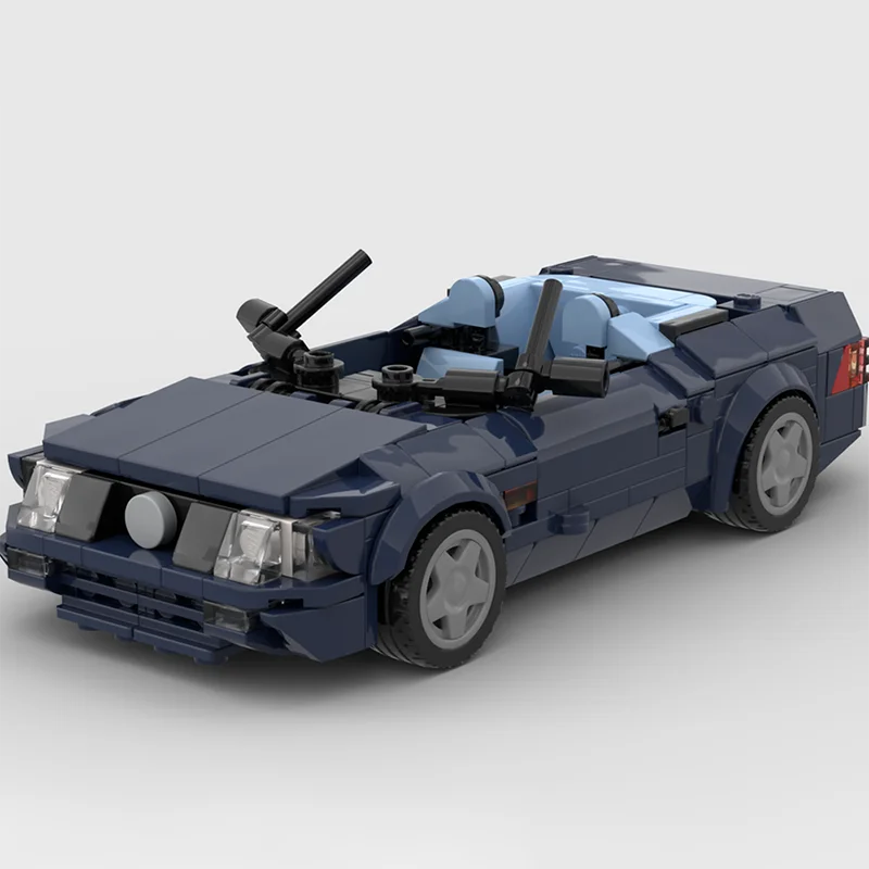 352pcs MOC Luxury Vehicle 600sl Racing Series Model Building Blocks Module Diorama Figure Ship Robot Aircraft Train Set Toy Gift