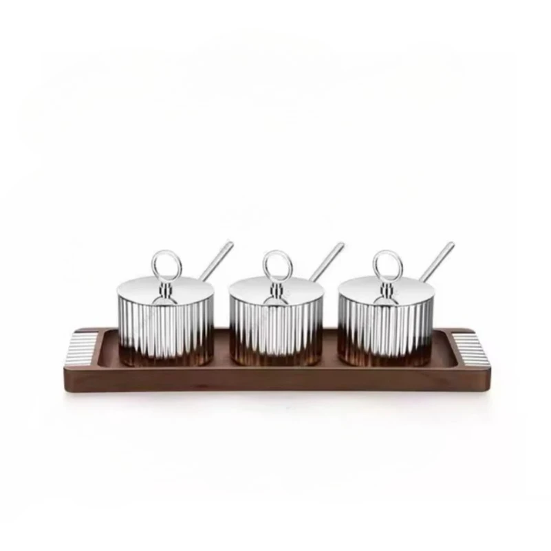 Nordic Seasoning Light Luxury Seasoning Box High Value Storage Kitchen Assistant Seasoning Bottle