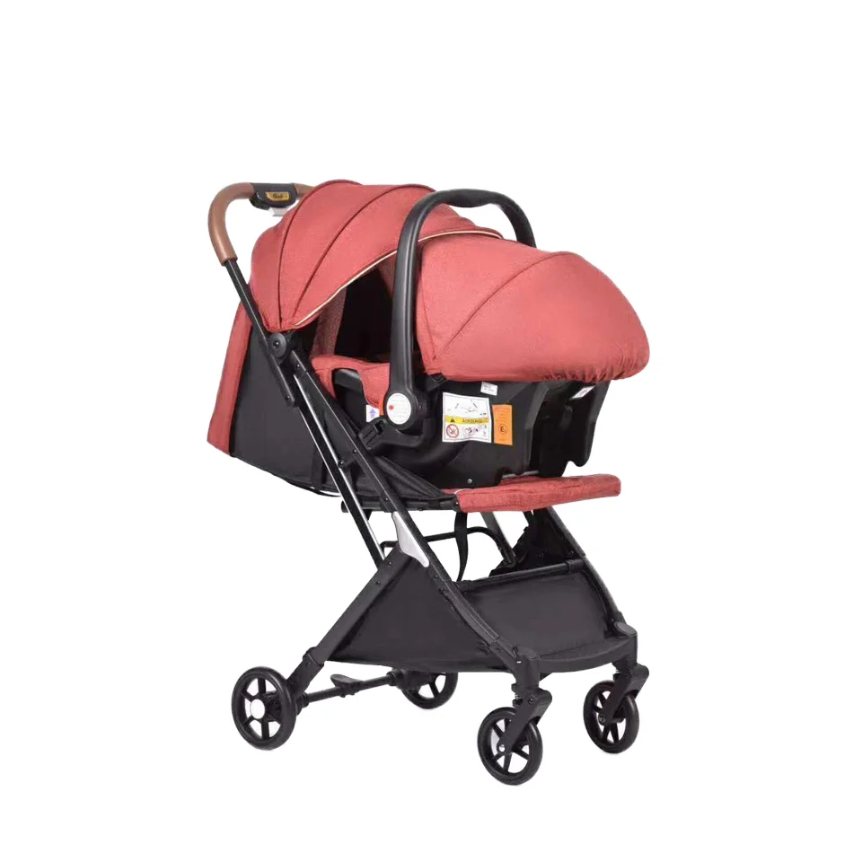 

Wholesale Portable Backrest baby stroller 3 in 1 Lightweight Foldable baby carriage Adjustable Stroller